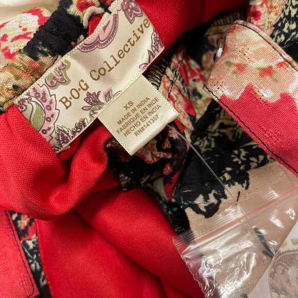 Collective Anthem of the Sun Patchwork Floral Print Sleeveless Midi Dress XS - Picture 10 of 15